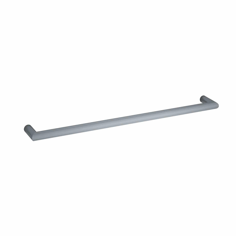 Thermogroup Round Single Bar Heated Towel Rail - Gun Metal / 832x32mm (DSR8GM)