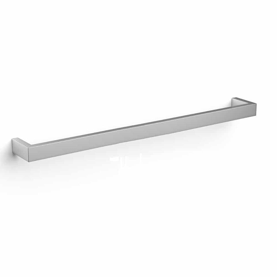 Thermogroup Square Single Bar Heated Towel Rail - Polished Stainless Steel / 832x40mm (DSS8)