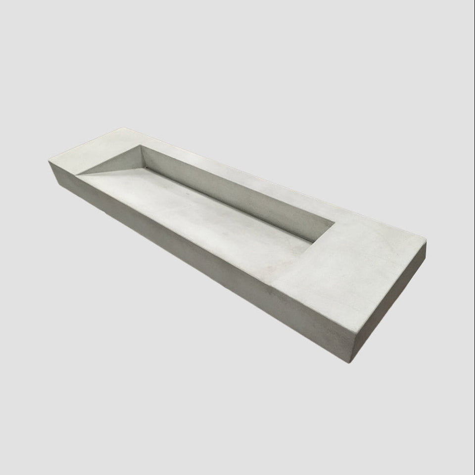 DA-150-04-SG-WH | Darbal - Concrete Ramp Vanity