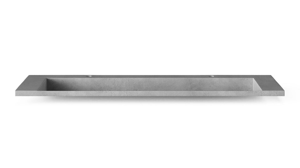 DA-150-16-SG-WH | Darbal - Concrete Ramp Vanity