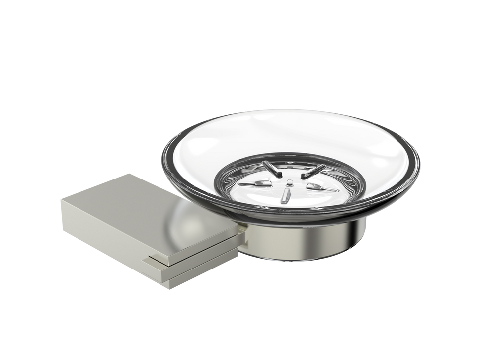PAR Taps Burj Soap Dish - Brushed Nickel (E20.021.1.25)