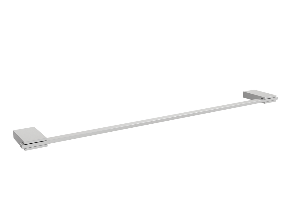 PAR Taps Burj Towel Rail Single 800mm - Brushed Chrome (E20.071.2.02)