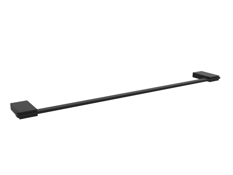 PAR Taps Burj Towel Rail Single 800mm - Matt Black (E20.071.2.34)