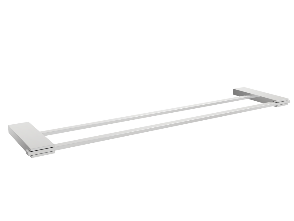 PAR Taps Burj Towel Rail Double 795mm - Chrome (E20.072.2.01)