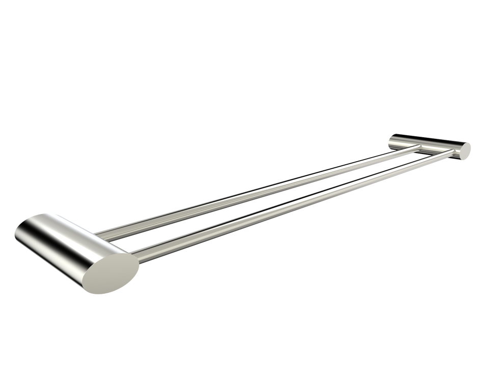 PAR Taps Oracle Towel Rail Double 800mm - Brushed Nickel (E21.072.2.25)