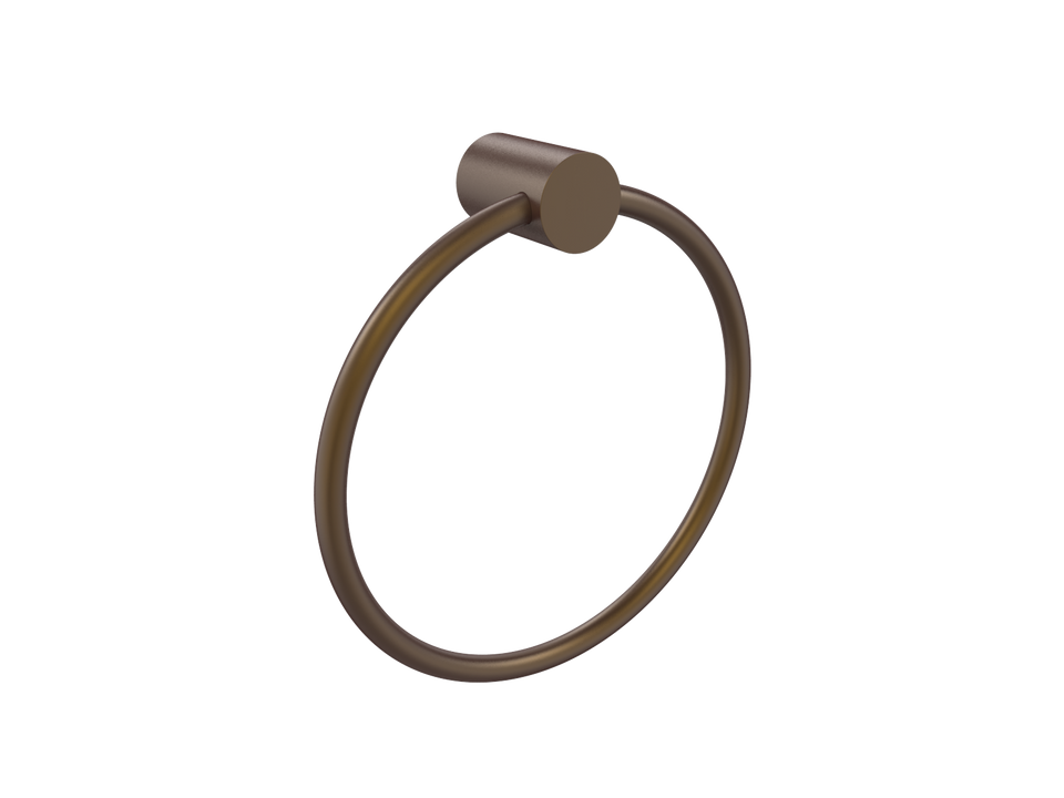 PAR Taps Lugano Towel Ring Holder - Native Brass (E22.031.1.45)