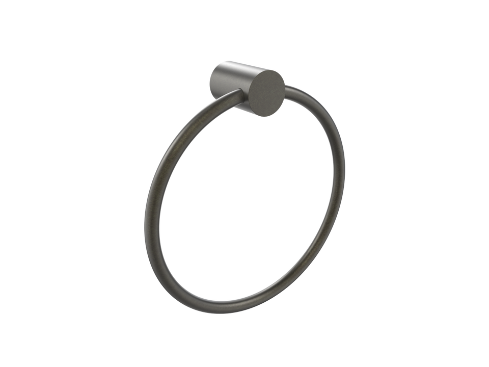 PAR Taps Lugano Towel Ring Holder - Volcanic Grey (E22.031.1.54)