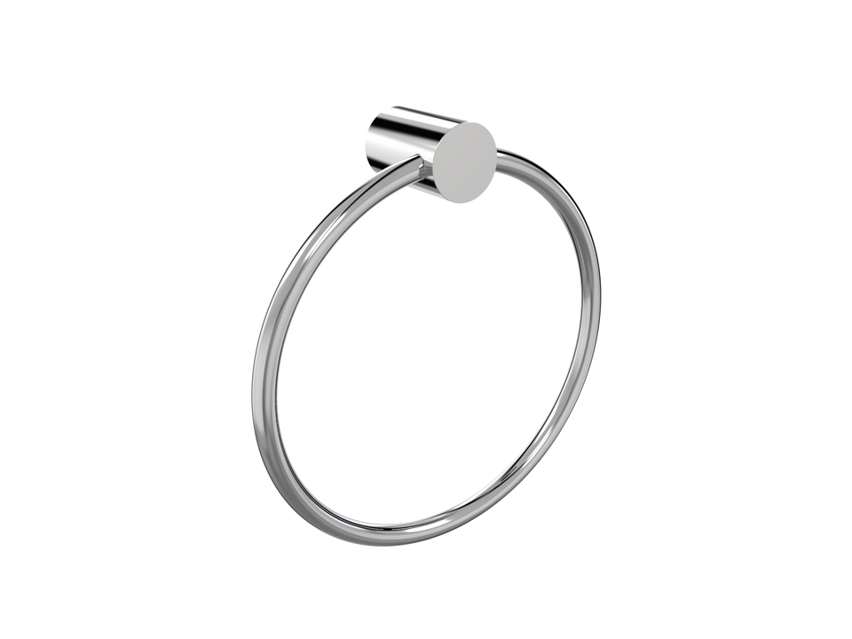 PAR Taps Lugano Towel Ring Holder - Chrome (E22.031.1.01)