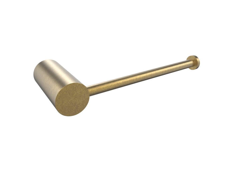 PAR Taps Lugano Toilet Roll Holder - Rumbled Brass (E22.051.1.40)