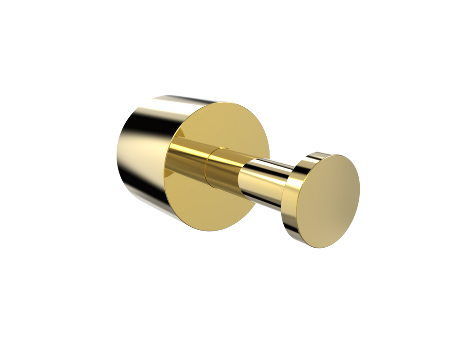 PAR Taps Lugano Robe Hook Holder - 23k Gold (E22.061.1.11)