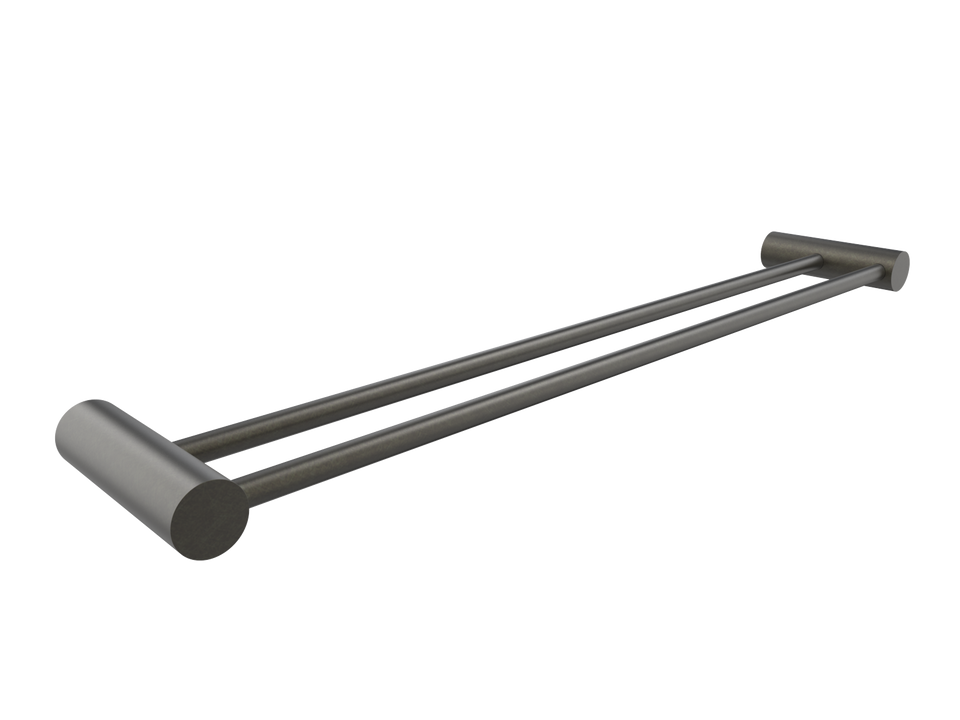 PAR Taps Lugano Towel Rail Double 625mm - Volcanic Grey (E22.072.1.54)