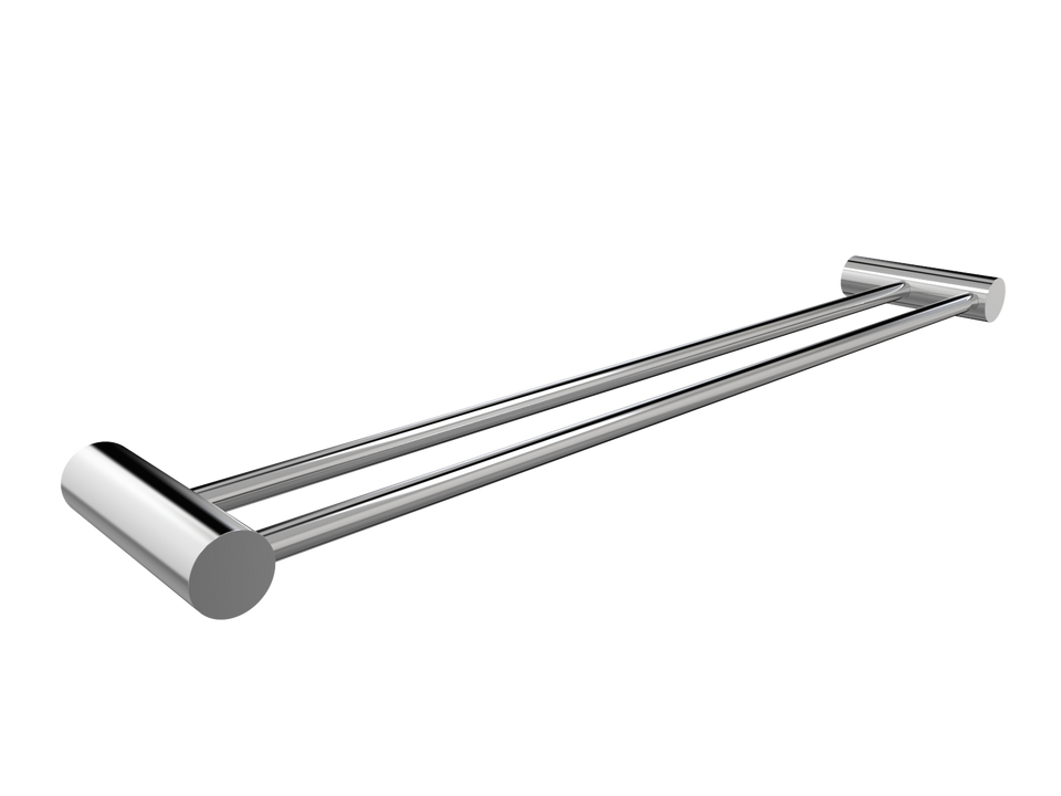 PAR Taps Lugano Towel Rail Double 800mm - Chrome (E22.072.2.01)