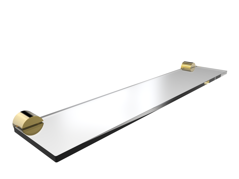 PAR Taps Lugano Shelf Glass - 23k Gold (E22.091.1.11)