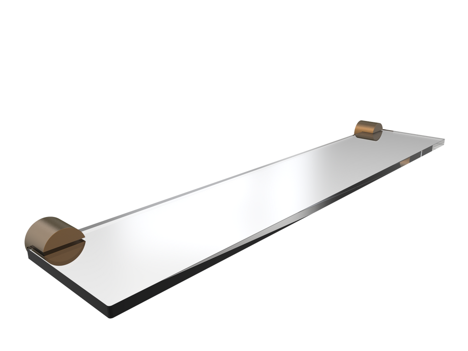 PAR Taps Lugano Shelf Glass - Burnished (E22.091.1.52)