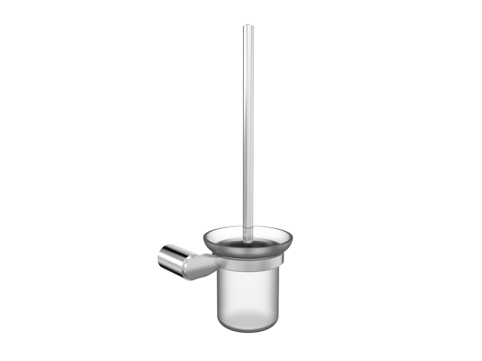 PAR Taps Lava Toilet Brush Holder - Brushed Chrome (E23.052.1.02)