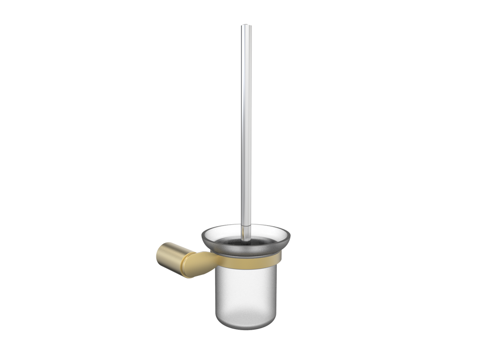 PAR Taps Lava Toilet Brush Holder - Brass (E23.052.1.43)