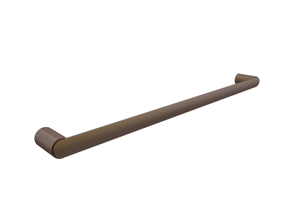 PAR Taps Lava Towel Rail Single 620mm - Native Brass (E23.071.1.45)