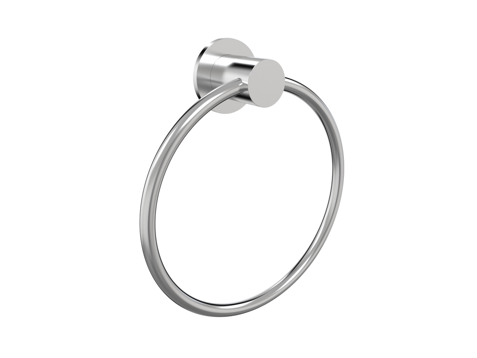 PAR Taps Portsea Towel Ring Holder - Brushed Chrome (E29.131.1.02)