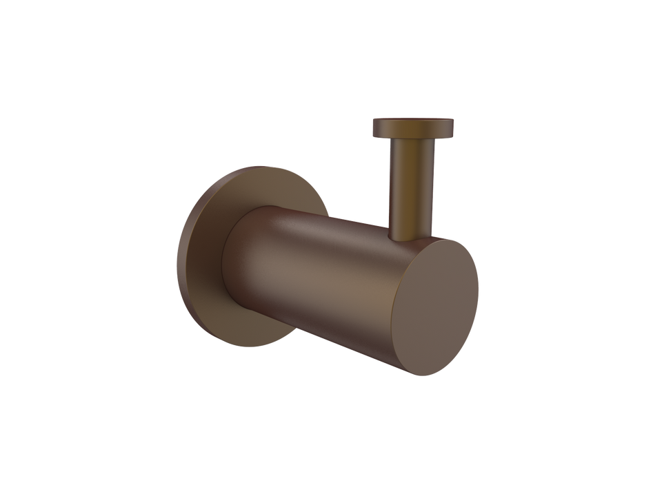 PAR Taps Portsea Robe Hook Holder Single - Native Brass (E29.161.1.45)