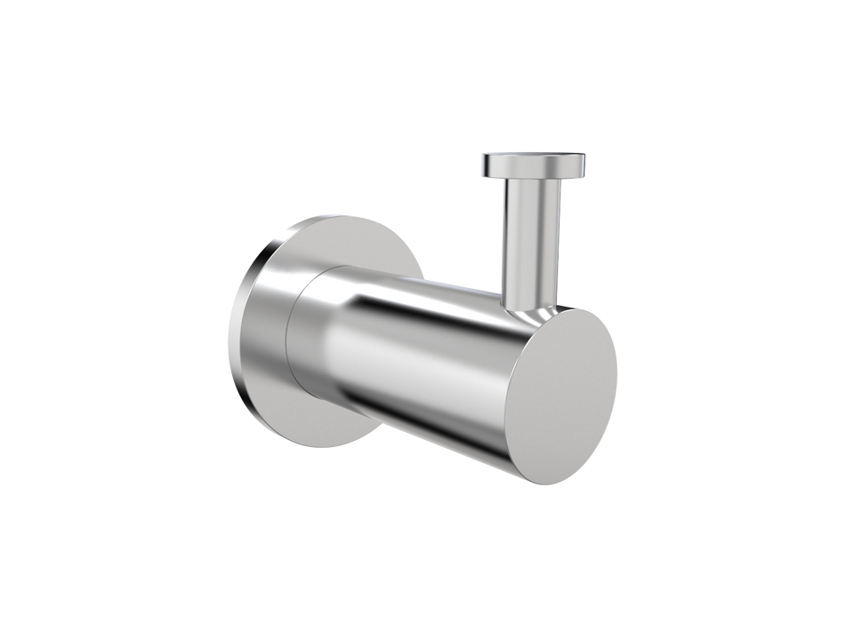PAR Taps Portsea Robe Hook Holder Single - Brushed Chrome (E29.161.1.02)