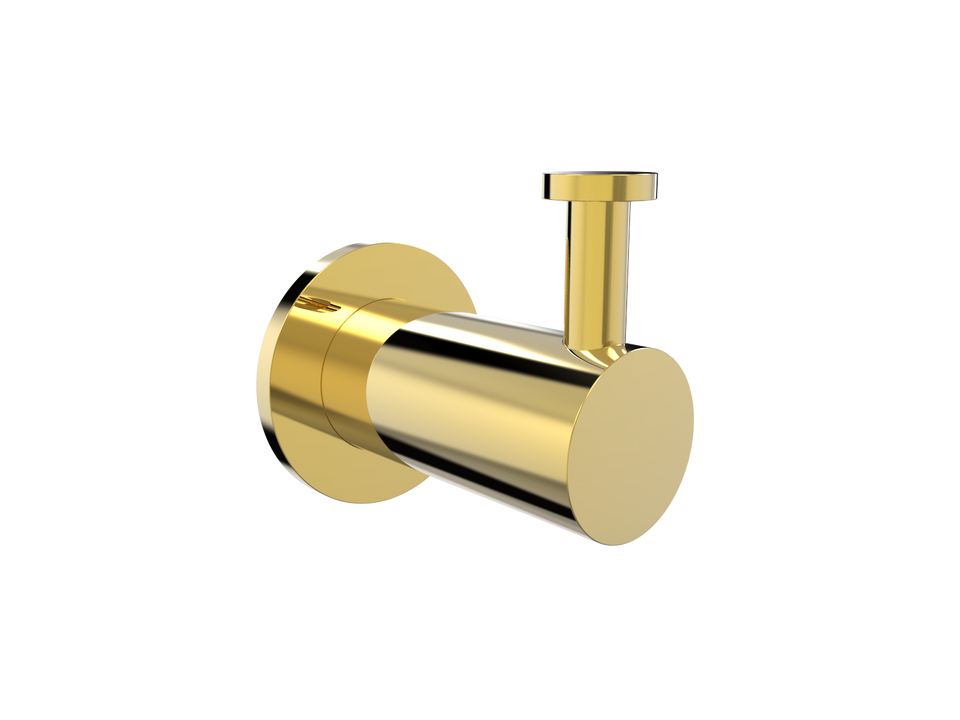 PAR Taps Portsea Robe Hook Holder Single - 23k Gold (E29.161.1.11)