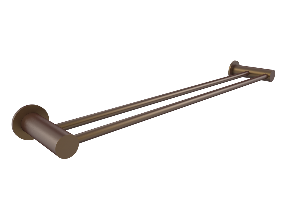 PAR Taps Portsea Towel Rail Double 800mm - Native Brass (E29.172.2.45)