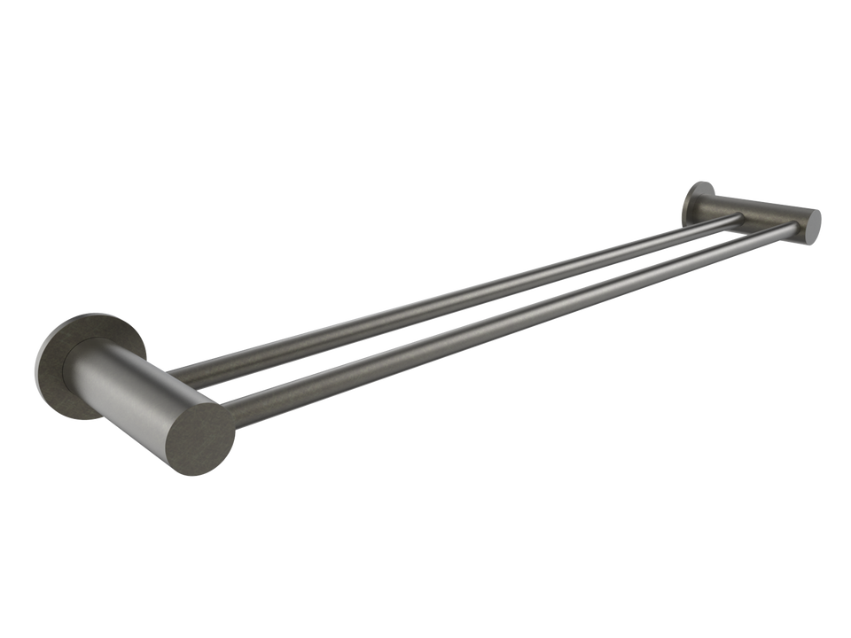 PAR Taps Portsea Towel Rail Double 800mm - Volcanic Grey (E29.172.2.54)