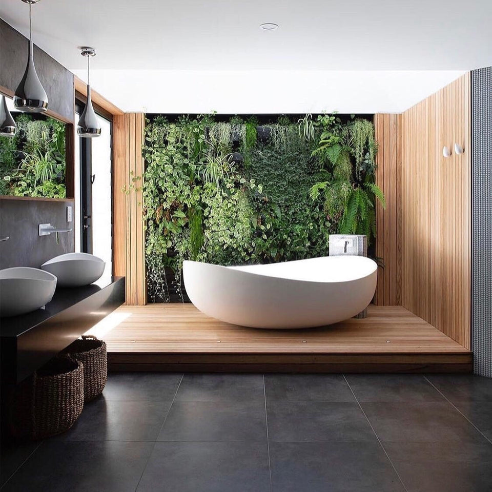 Pietra Bianca Stone Onda Freestanding Bathtub 1800 x 1100 x 620mm - Storm Grey Solid (PB4001-SGS)