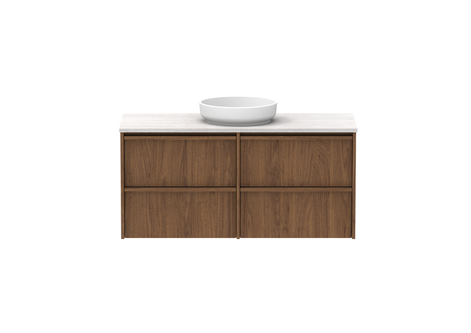 ADP Eli Wall Hung Vanity - 1200mm Left Bowl (ELIFAW1200WHLSS)