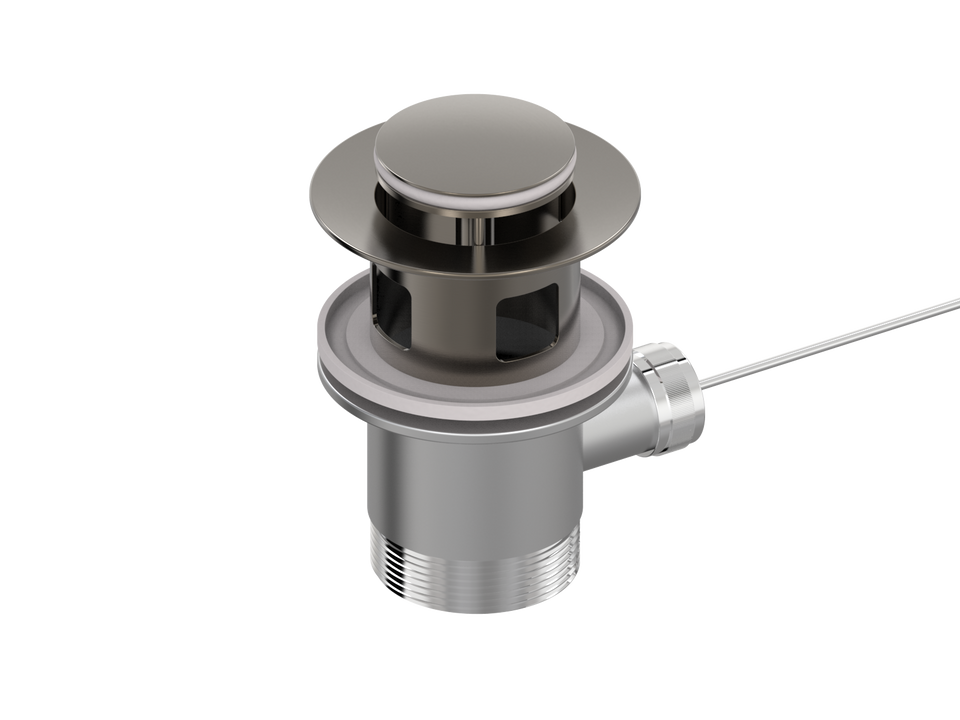 PAR Taps Universal Waste 32mm Bidet Overflow - Brushed Gunmetal (F11.014.2.24)
