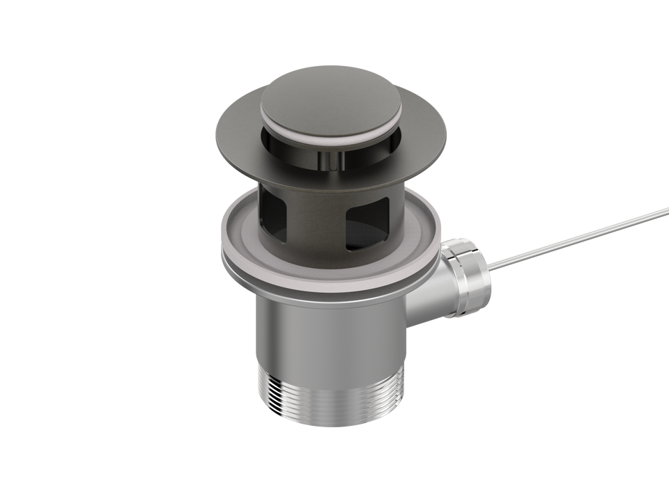 PAR Taps Universal Waste 32mm Bidet Overflow - Volcanic Grey (F11.014.2.54)