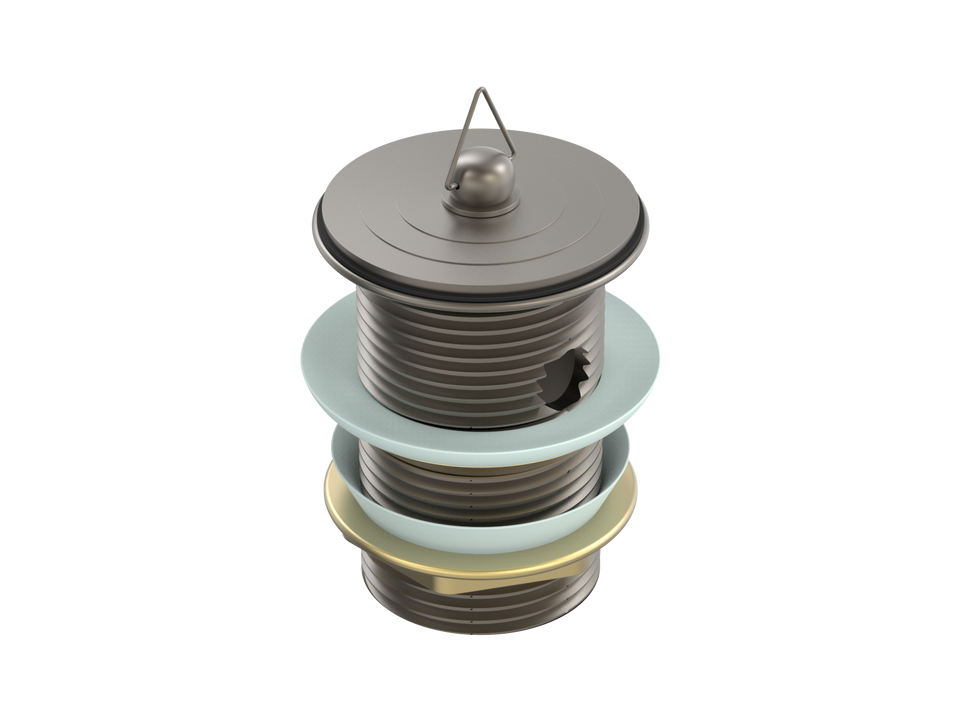 PAR Taps Universal Waste 40mm Standard Overflow - Gunmetal (F11.021.2.23)