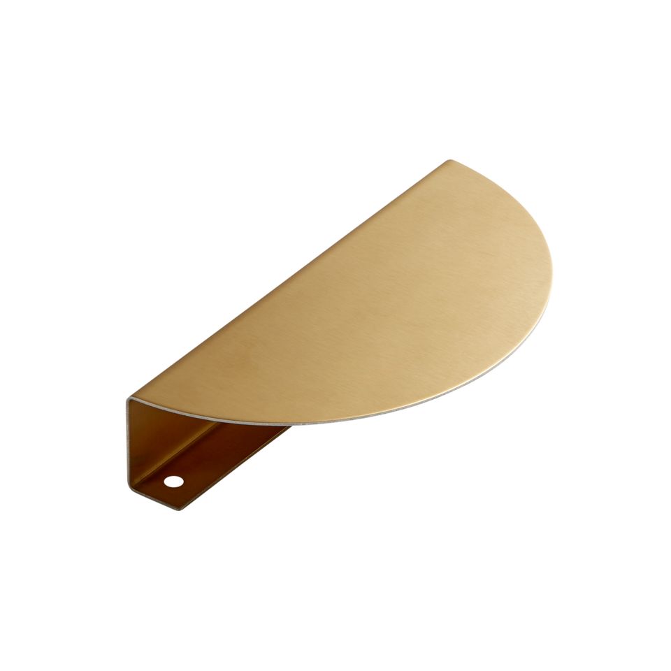 Momo Handles Sola Half Round Lip Pull Brushed Brass