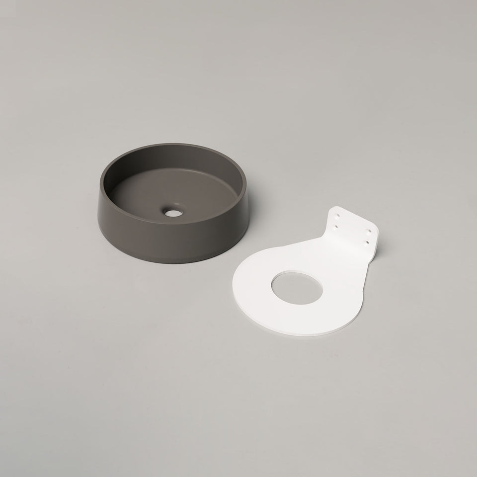 Nood Co Funl Basin - Mid Tone Grey / Wall (FL1-2-0-MG)