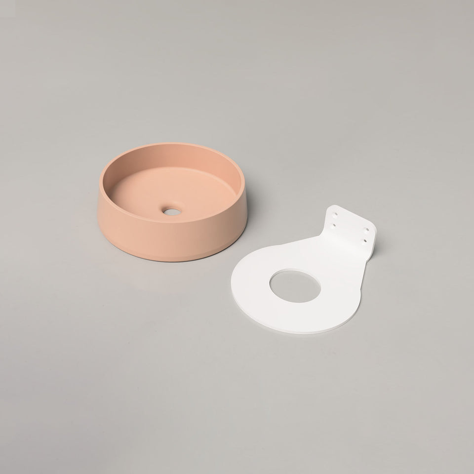 Nood Co Funl Basin - Pastel Peach / Wall (FL1-2-0-PA)