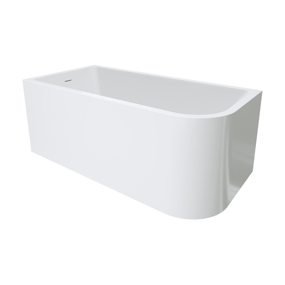 Fienza Hustle Right-Hand Multi-Fit Acrylic Bath with Overflow