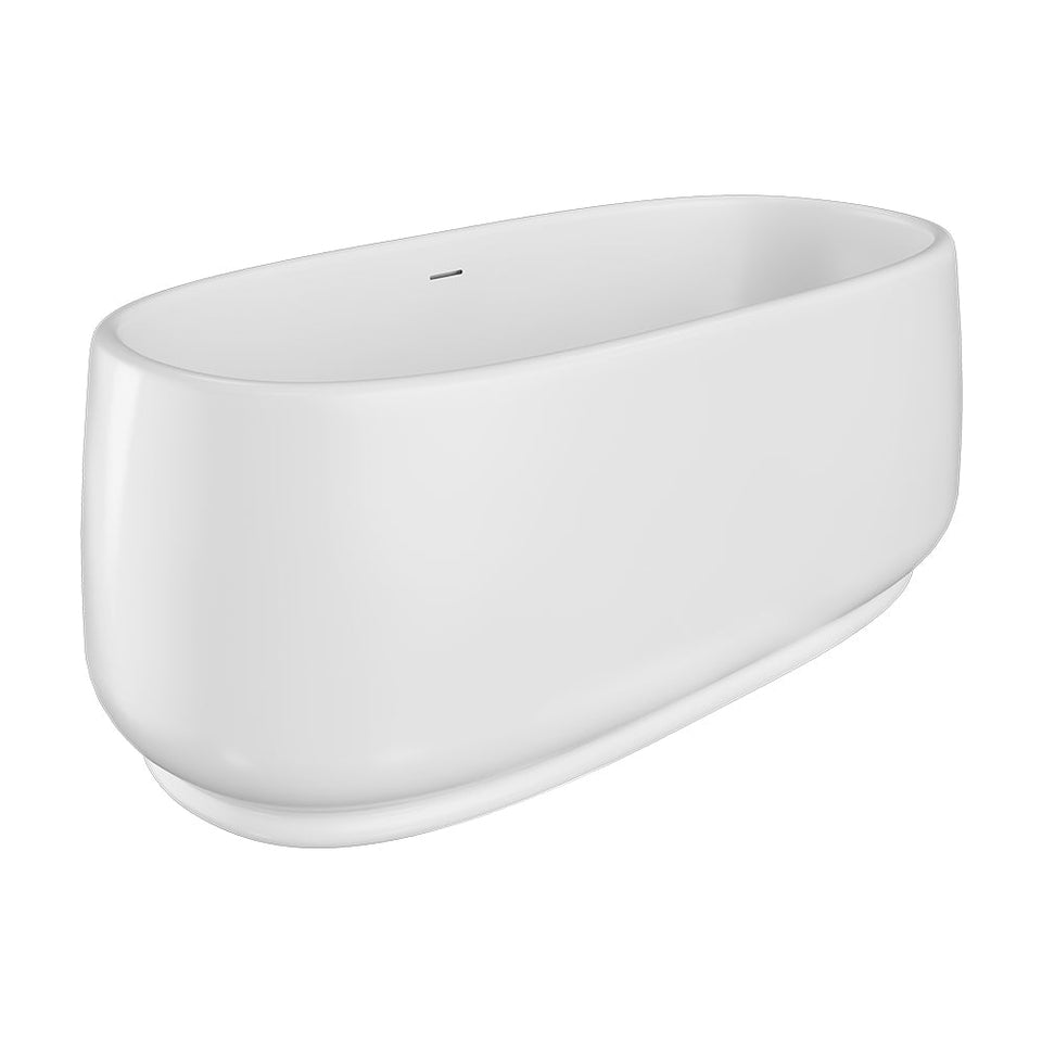 Fienza Eden Freestanding Acrylic Bath with overflow