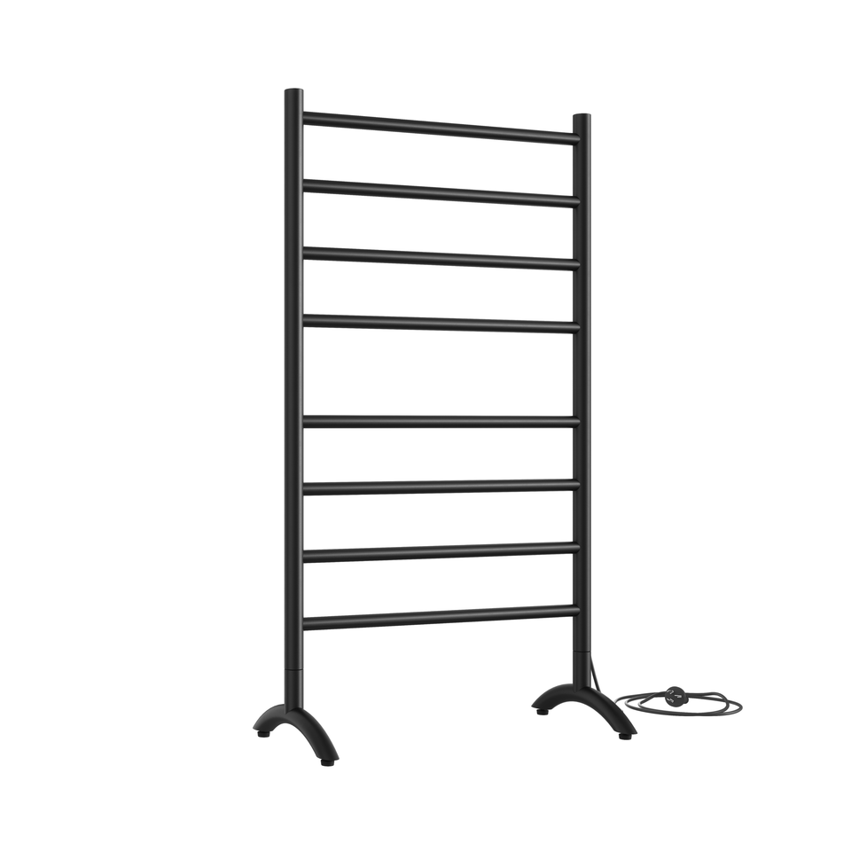 Thermogroup Straight Round Free Standing Heated Towel Rail
