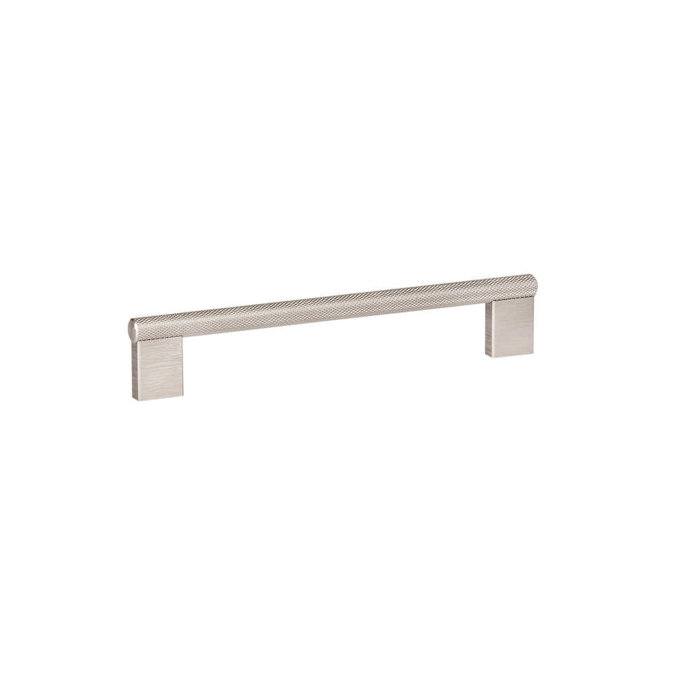Momo Handles Graf Knurled D Handle Dull Brushed Nickel