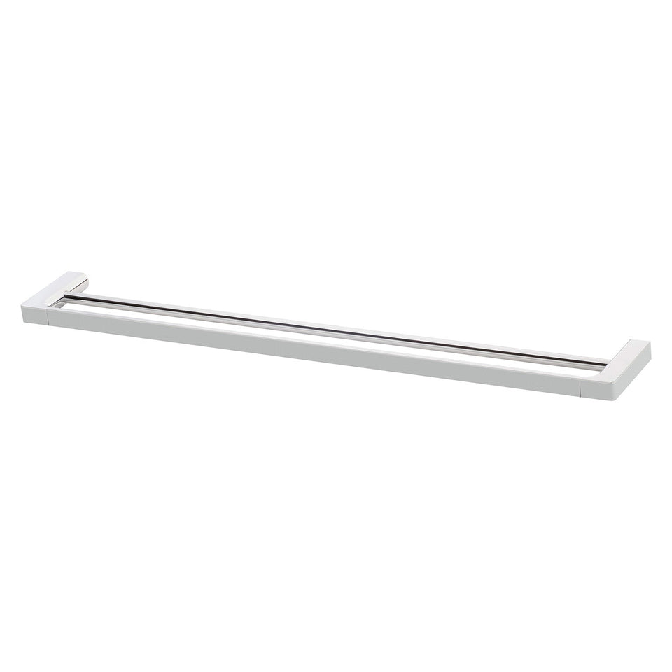 Phoenix Gloss Double Towel Rail - Chrome (GS811)