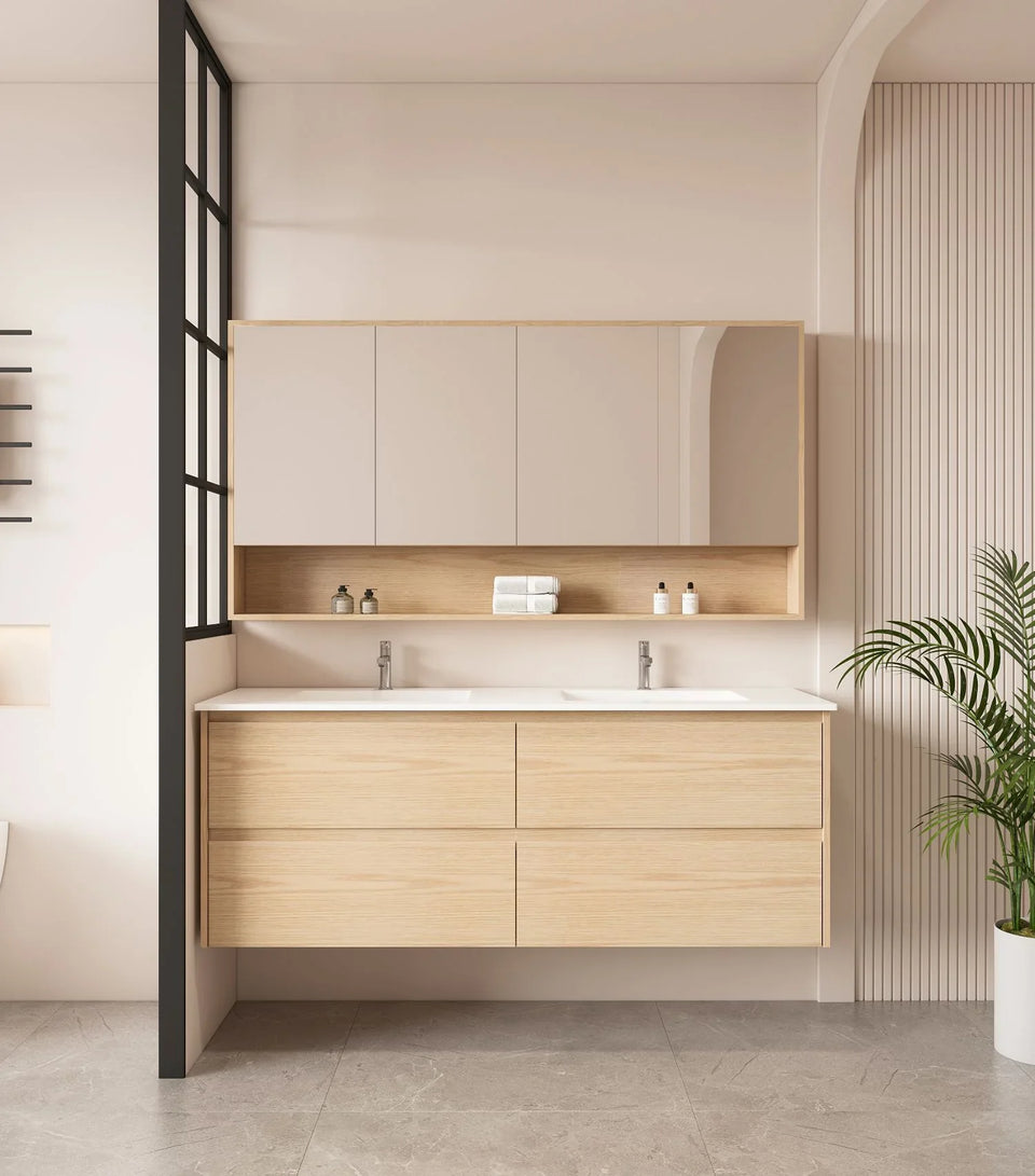 Hera Wall-Hung Vanity Tasmanian Oak