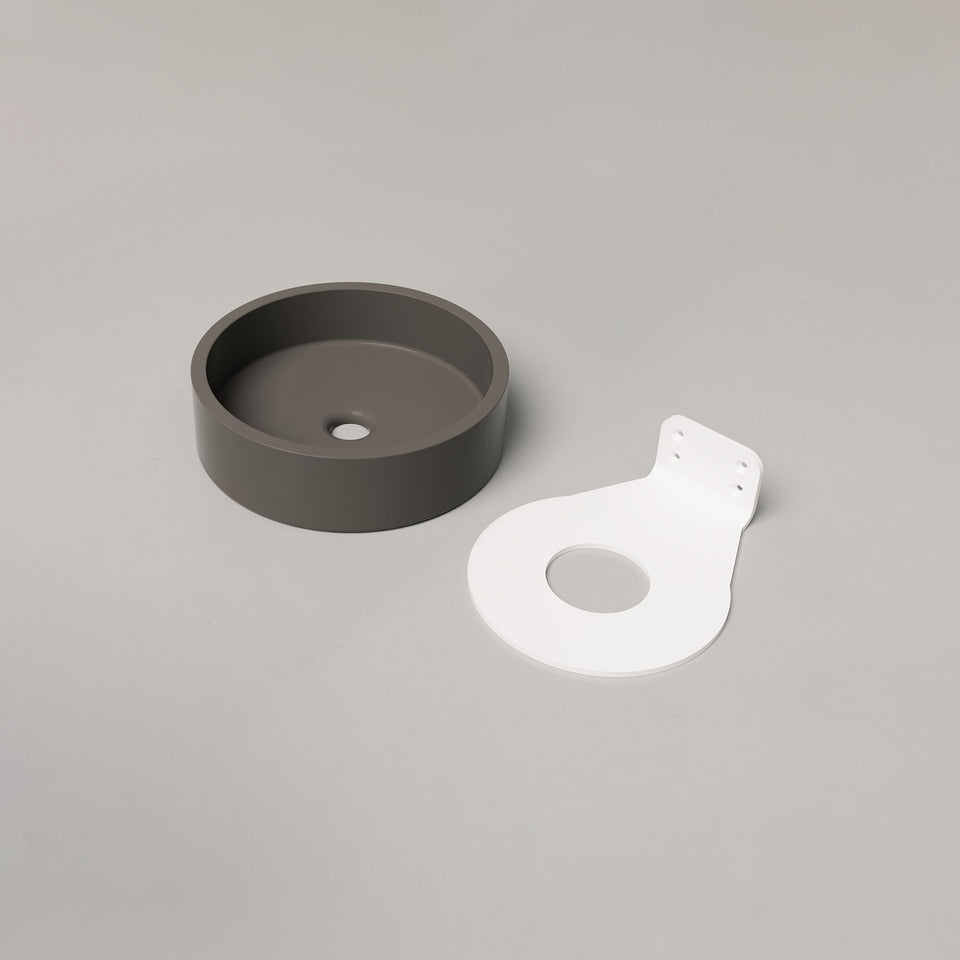 Nood Co Hoop Basin - Mid Tone Grey / Wall (HP1-2-0-MG)