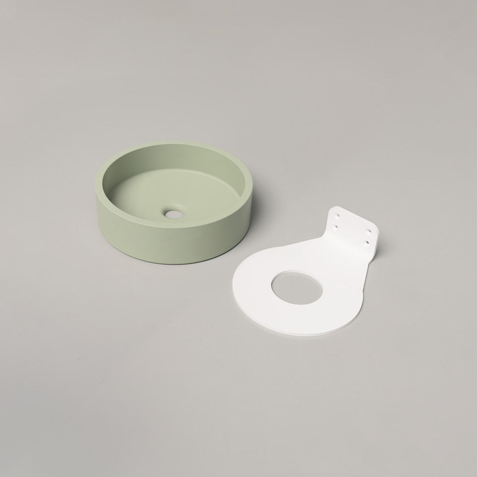 Nood Co Hoop Basin - Wall Hung - Mint (HP1-2-0-MI)