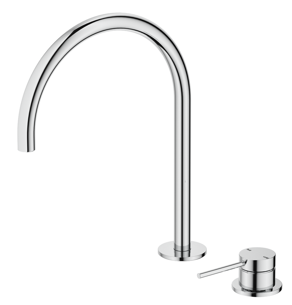 Bella Vista Mica Gooseneck Hob Sink/Basin Mixer Set (HSK-5-CP)