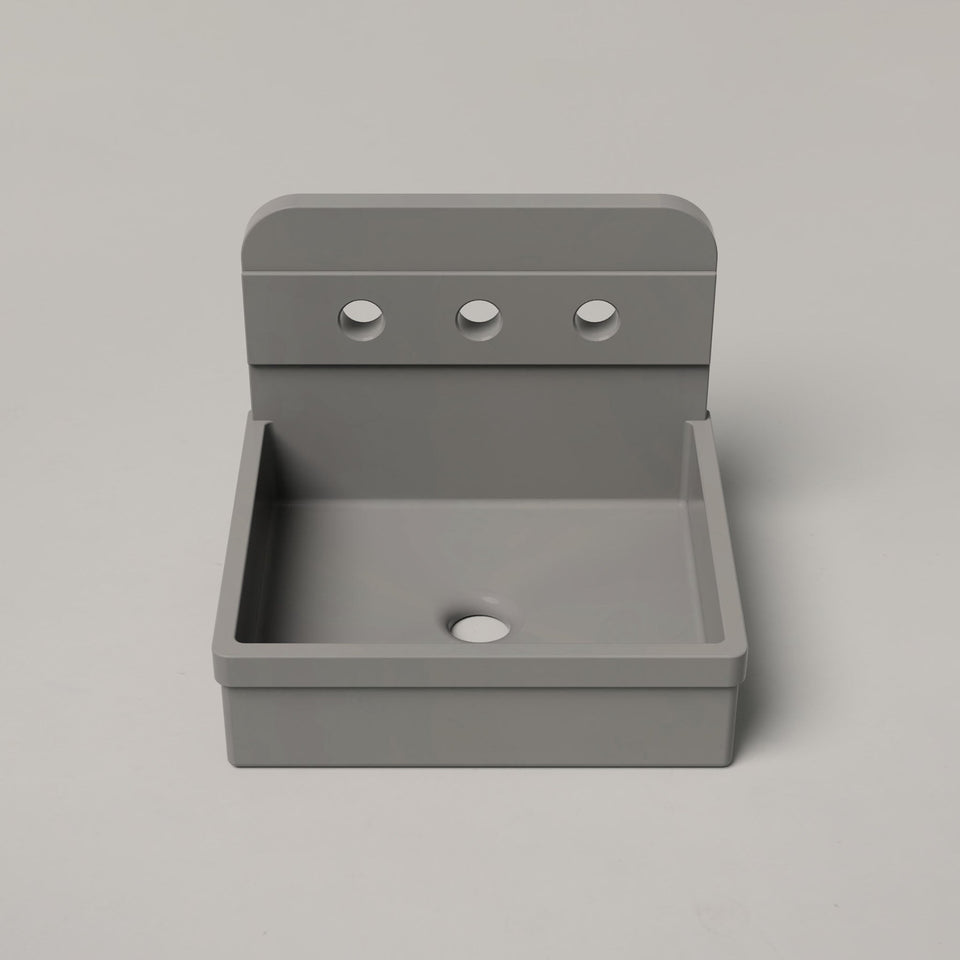 Nood Co Herbert Basin - Surface Mount - Sky Grey (HT1-1-3-SK)
