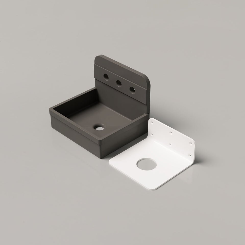Nood Co Herbert Basin - Mid Tone Grey / Wall (HT1-2-3-MG)