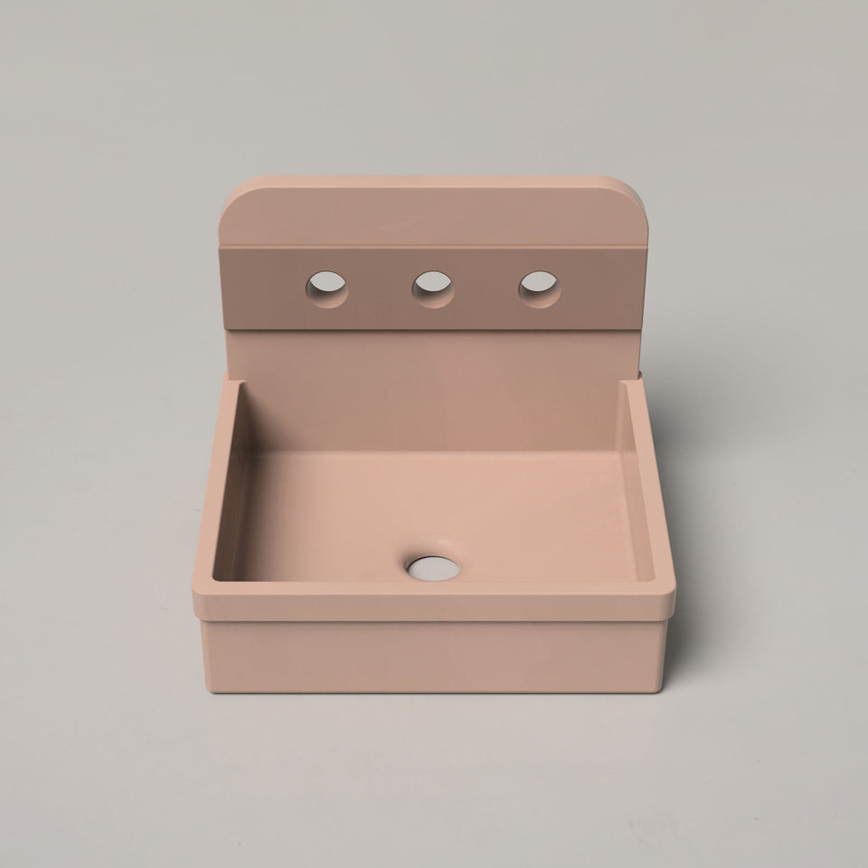 Nood Co Herbert Two Tone Basin - Wall Hung