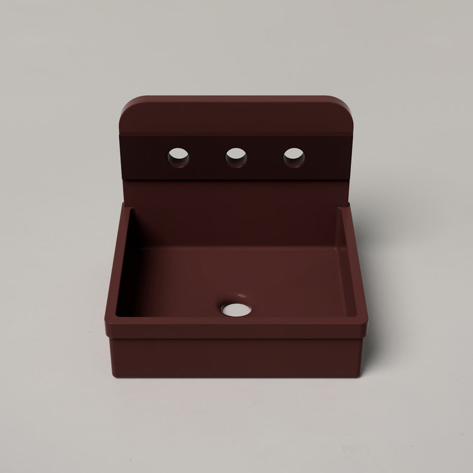 Nood Co Herbert Two Tone Basin - Clay / Surface (HT2-1-3-CL)
