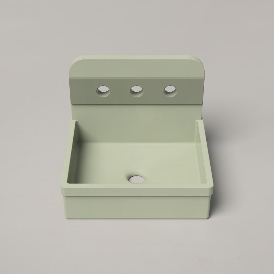 Nood Co Herbert Two Tone Basin - Mint / Surface (HT2-1-3-MI)