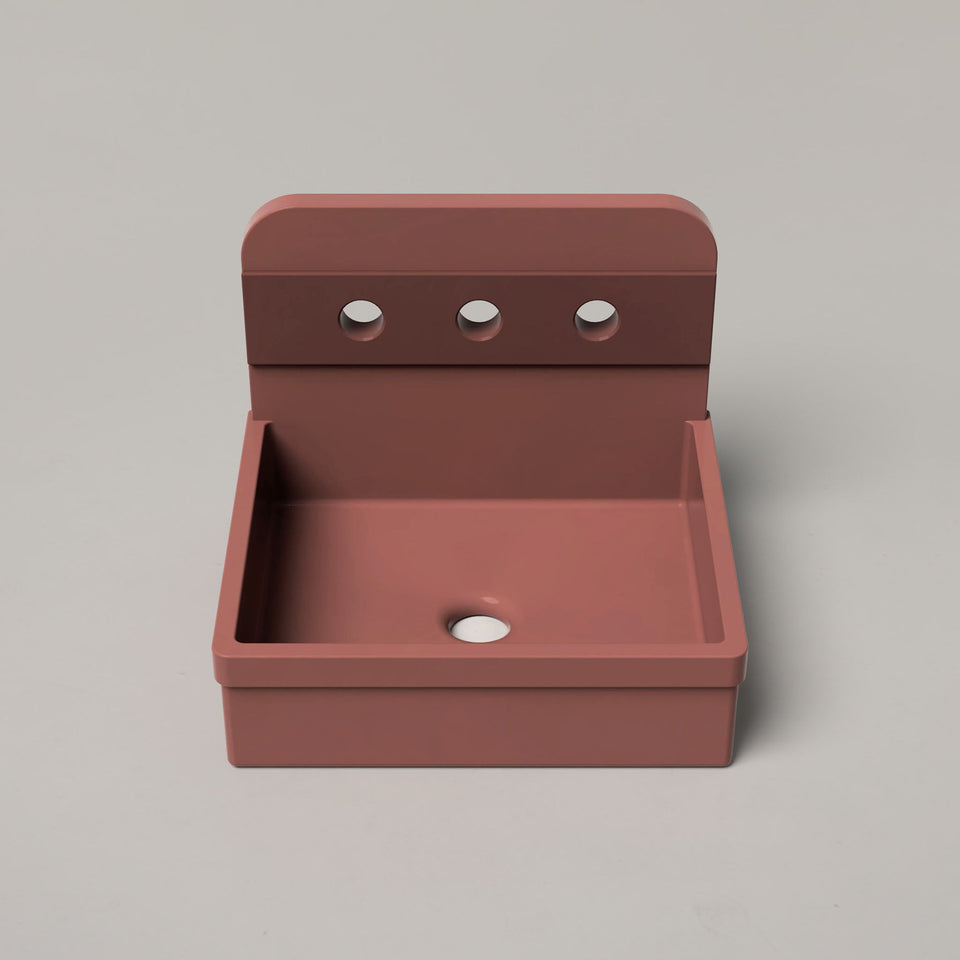 Nood Co Herbert Two Tone Basin - Surface Mount - Musk (HT2-1-3-MU)
